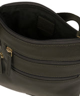 'Heloise' Olive Leather Small Cross Body Bag image 4