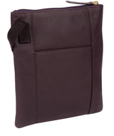 'Heloise' Plum Leather Small Cross Body Bag image 3