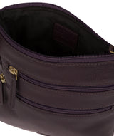 'Heloise' Plum Leather Small Cross Body Bag image 4