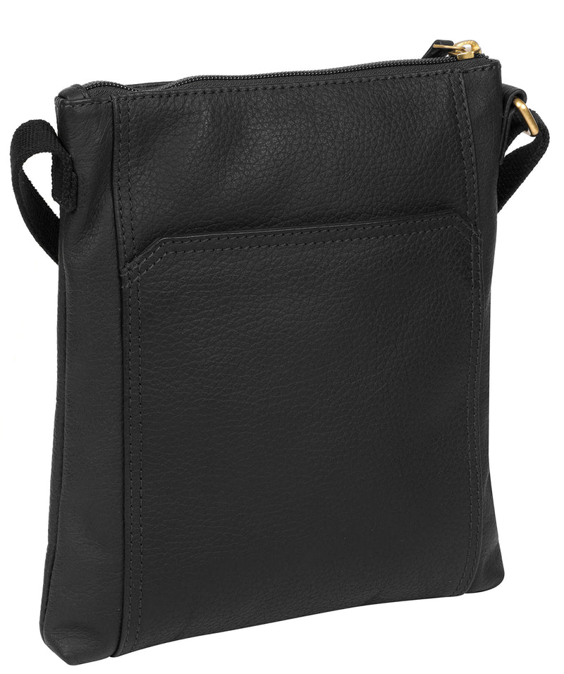 'Lucie' Black Leather Small Cross Body Bag image 3