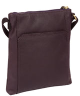 'Lucie' Plum Leather Small Cross Body Bag image 3