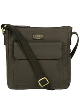 'Elna' Olive Leather Small Cross Body Bag image 1