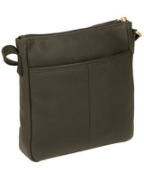 'Elna' Olive Leather Small Cross Body Bag image 3