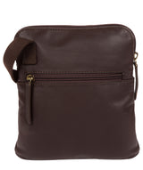 'Marqaux' Brown Leather Cross Body Bag image 3