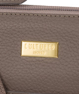 'Beth' Grey Leather Cross Body Bag Pure Luxuries London