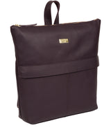 'Josie' Fig Leather Backpack image 5