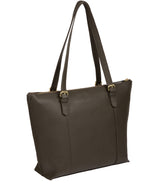 'Pippa' Olive Leather Tote Bag image 4
