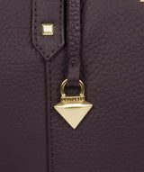 'Tabia' Fig Leather Tote Bag image 6