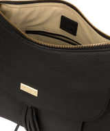 Henriette' Black Leather Shoulder Bag image 4