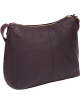 'Henriette' Fig Leather Shoulder Bag image 3