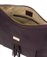 'Henriette' Fig Leather Shoulder Bag image 4