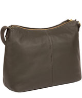 'Henriette' Olive Leather Shoulder Bag image 3