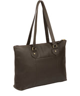 'Idelle' Olive Leather Tote Bag image 3