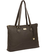'Idelle' Olive Leather Tote Bag image 5