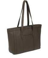 'Farah' Olive Leather Tote Bag Pure Luxuries London