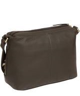 'Duana' Olive Leather Shoulder Bag image 3
