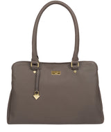 'Kiona' Grey Leather Handbag image 1