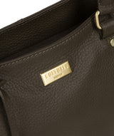 'Kiona' Olive Leather Handbag image 6