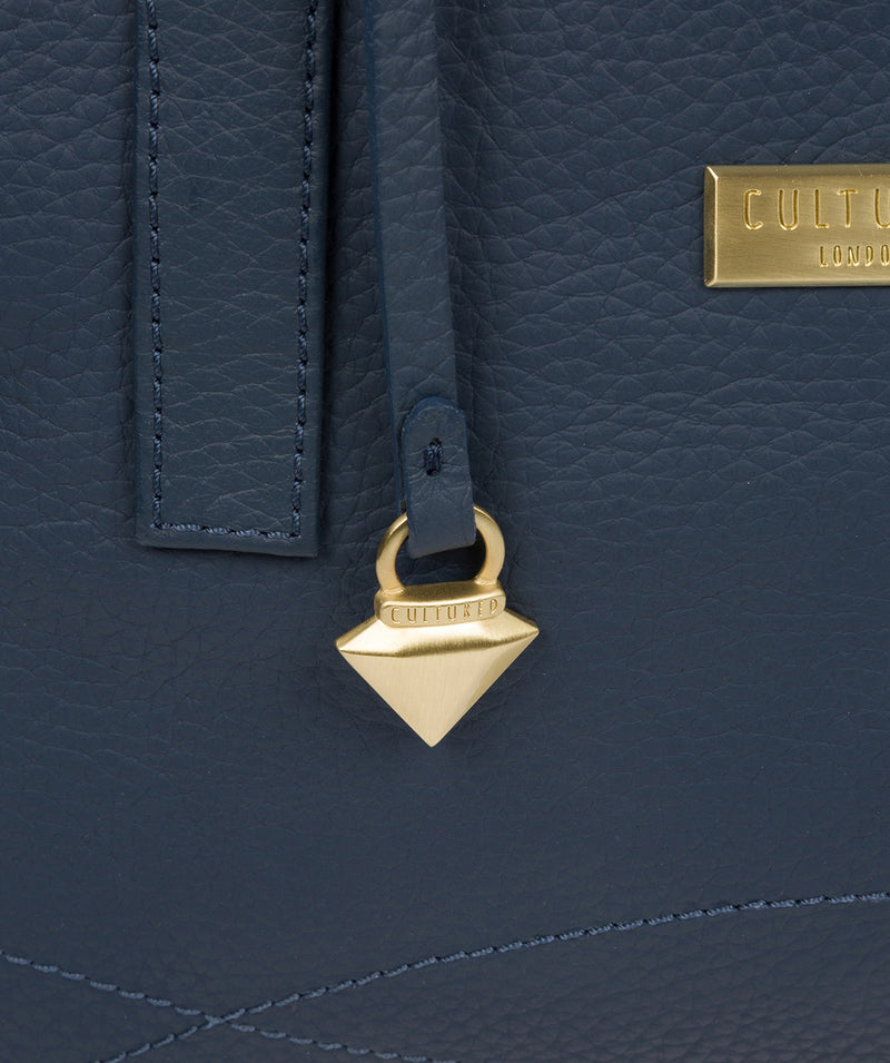 'Liana' Denim Leather Handbag image 7