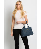 'Liana' Denim Leather Handbag image 2