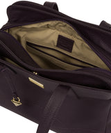 'Liana' Fig Leather Handbag image 4