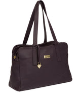 'Liana' Fig Leather Handbag image 6