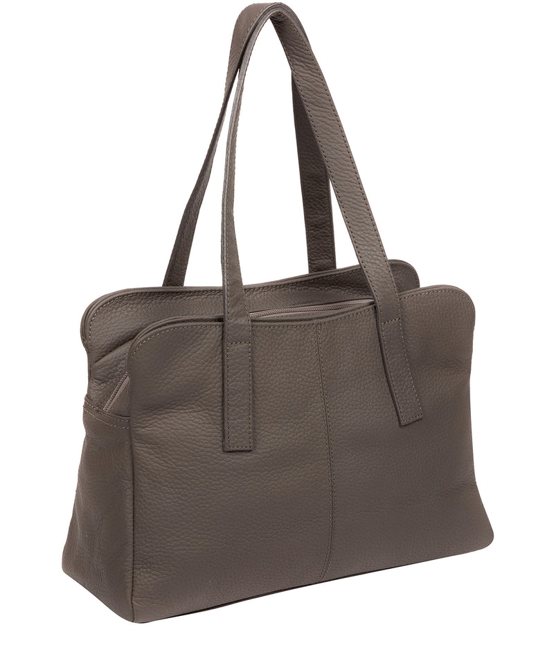 'Liana' Grey Leather Handbag image 3