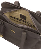 'Liana' Grey Leather Handbag image 4