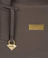 'Liana' Grey Leather Handbag image 7