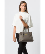'Liana' Grey Leather Handbag image 2