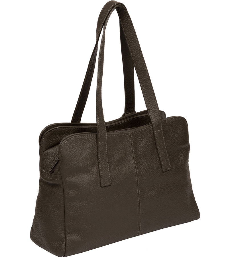 'Liana' Olive Leather Handbag image 3
