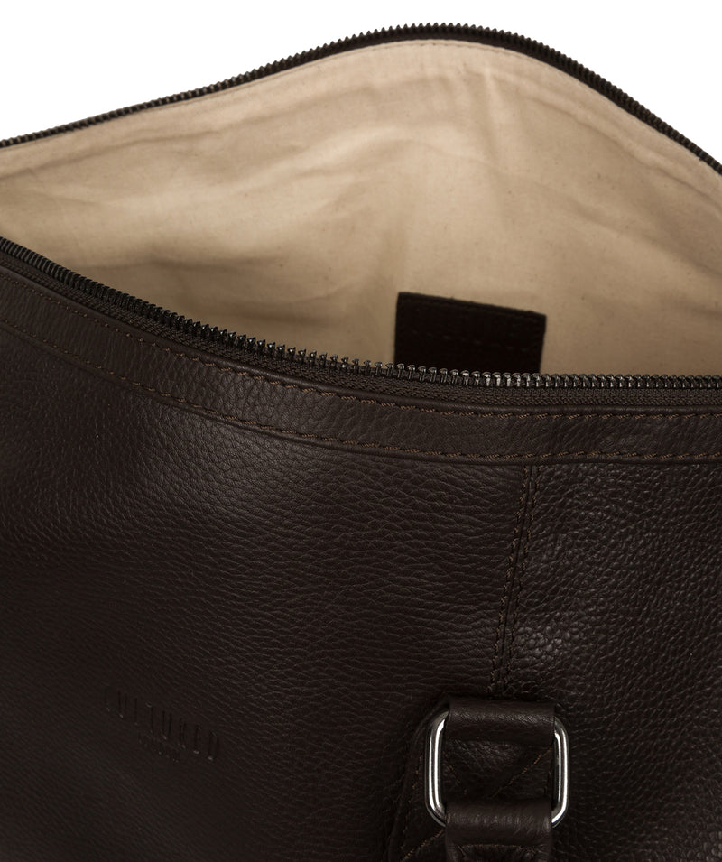 'Club' Brown Leather Holdall
