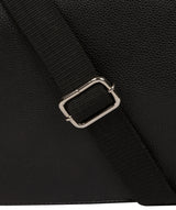 'Daniel' Black Leather Messenger Bag Pure Luxuries London