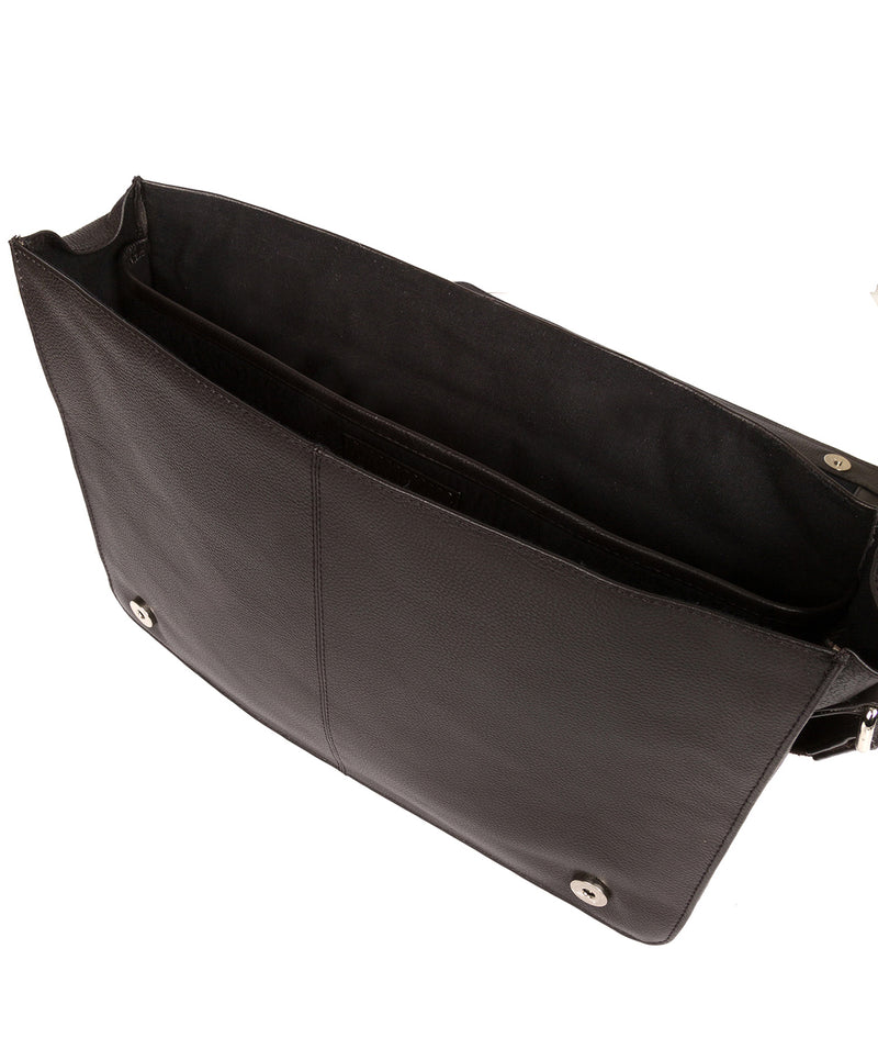 'Daniel' Dark Brown Leather Messenger Bag image 4