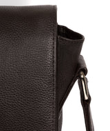 'Daniel' Dark Brown Leather Messenger Bag image 6