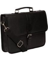 'Riley' Black Leather Workbag image 5