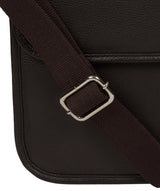 'Riley' Dark Brown Leather Workbag image 6