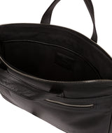 'Titan' Black Leather Workbag image 4