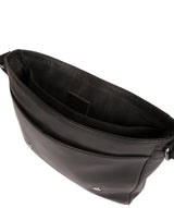 'Rory' Black Leather Messenger Bag image 4