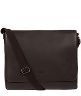 'Rory' Brown Leather Messenger Bag image 1