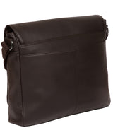 'Rory' Brown Leather Messenger Bag image 3