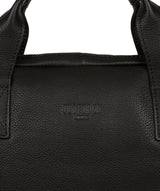 'Alex' Black Leather Workbag image 6