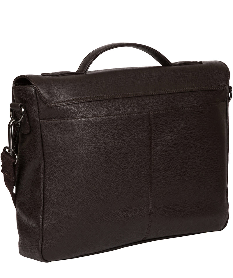 'Clarke' Brown Leather Workbag image 3