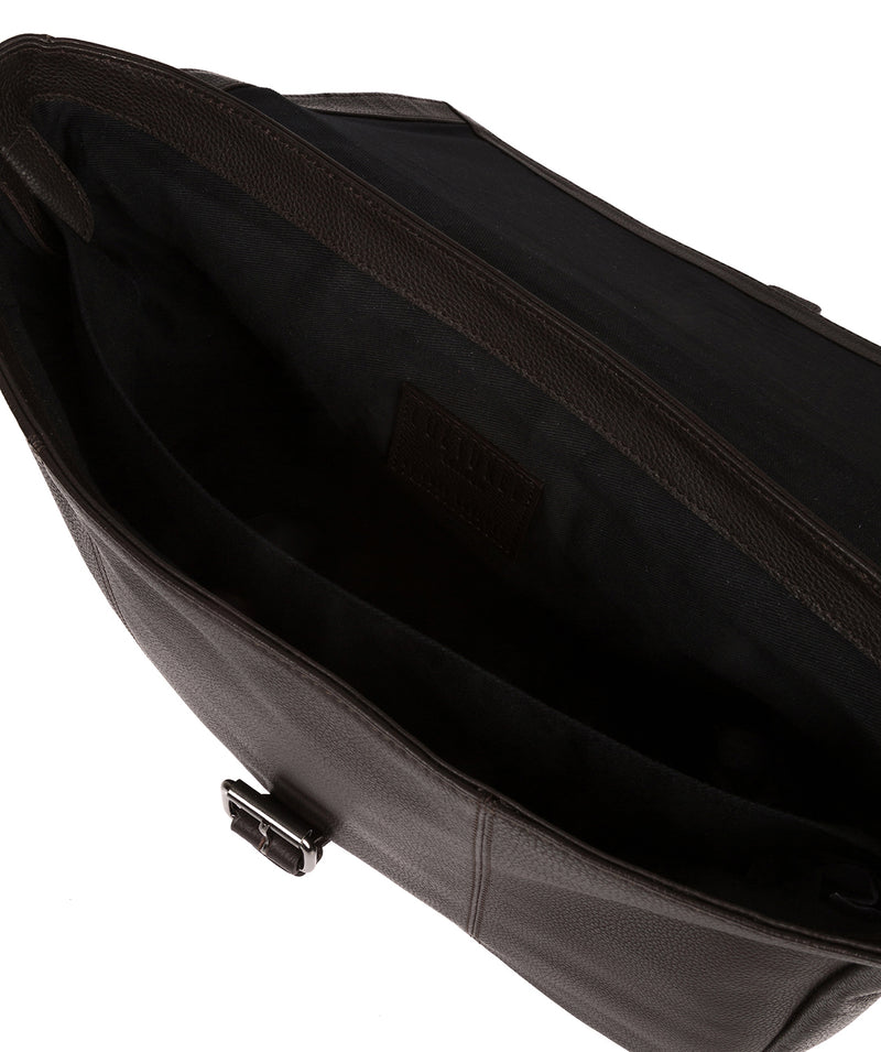 'Clarke' Brown Leather Workbag image 4