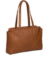 'Greta' Tan Leather Shoulder Bag image 3