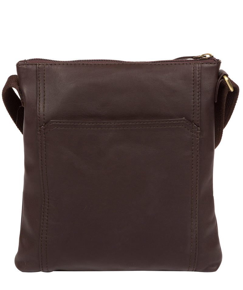'Lucie' Brown Leather Cross Body Bags Pure Luxuries London