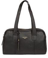 'Johanson' Black Leather Handbag Pure Luxuries London