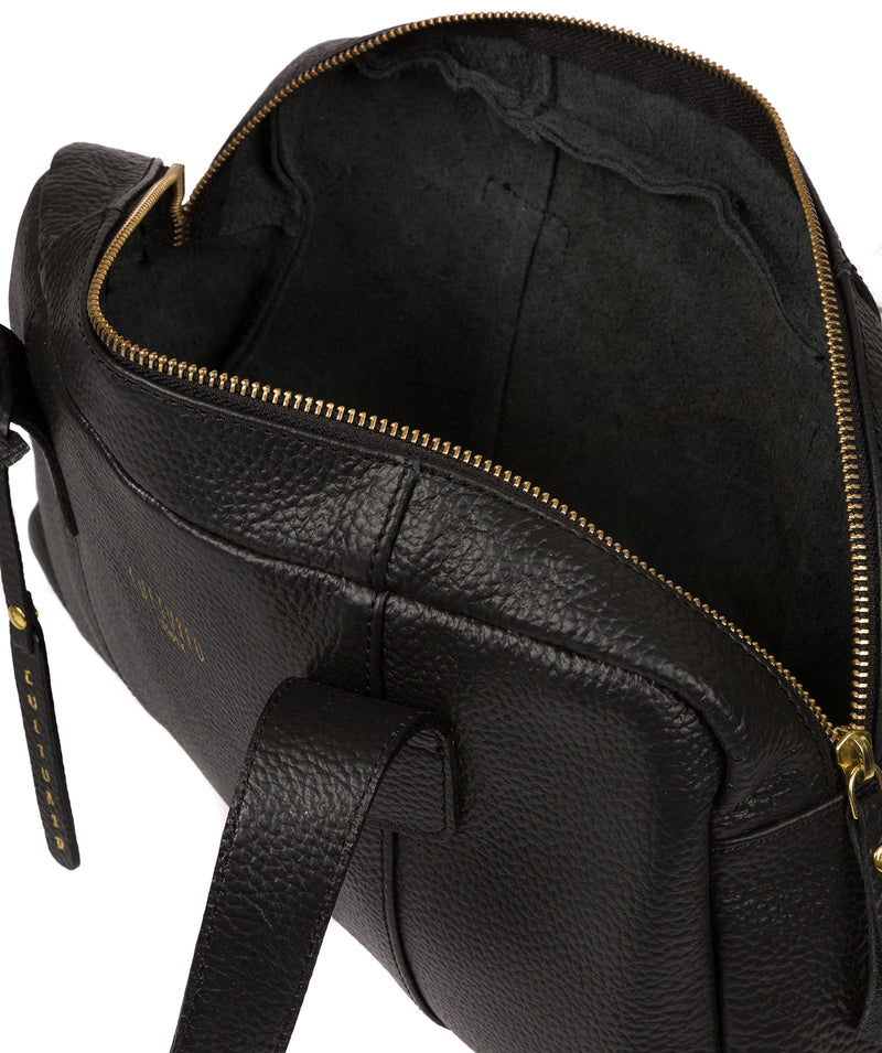 'Johanson' Black Leather Handbag image 4