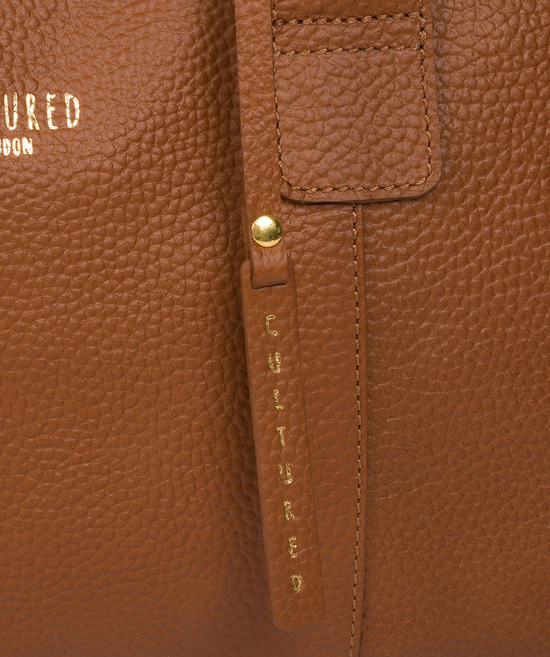 'Johanson' Tan Leather Handbag image 6