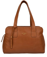 'Sabrina' Tan Leather Handbag Pure Luxuries London